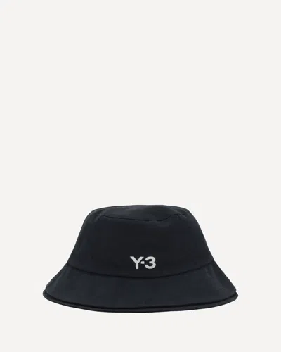 Y-3 Logoed Bucket Hat In Black