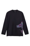 Y-3 X Adidas Graphic-print T-shirt In Black