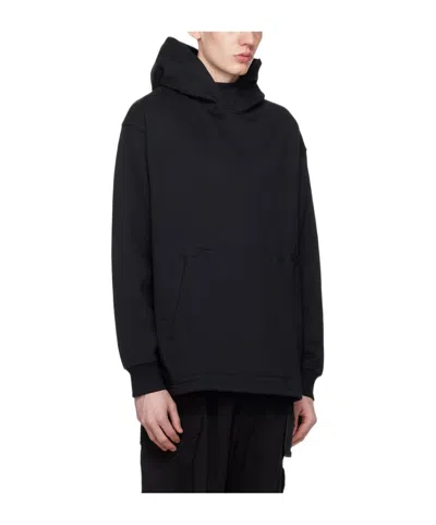 Y-3 Long-sleeve Hoodie In Black