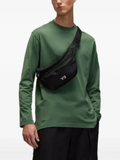 Y-3 Langärmeliges T-shirt In Green