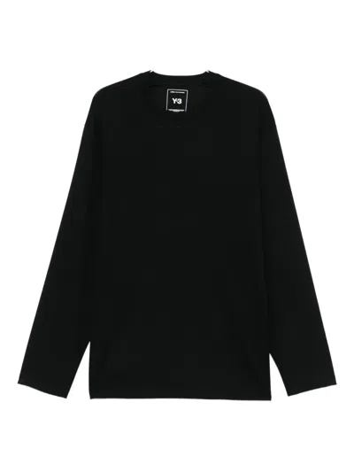 Y-3 Long-sleeve T-shirt In Black