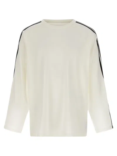 Y-3 Y-3 LONG SLEEVE TEE 3-STRIPES T-SHIRT WHITE/BLACK