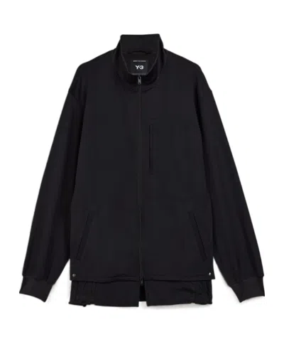 Y-3 Long-sleeved Casual Jacket In Black