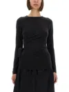 Y-3 Long-sleeved T-shirt In Black