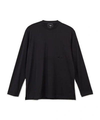 Y-3 Long-sleeved T-shirt In Black