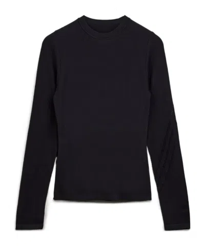 Y-3 Long-sleeved T-shirt In Black