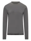Y-3 Long-sleeved T-shirt In Gray