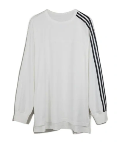 Y-3 Long-sleeved T-shirt In White