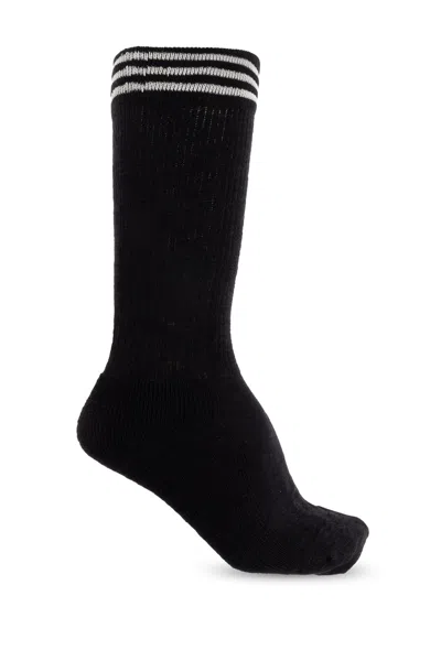 Y-3 Long Socks With Logo In Black