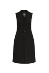Y-3 Long Vest With Fringes In Black