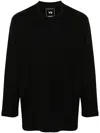 Y-3 Adidas Loose Fit Long Sleeve T-shirt Clothing In Black