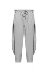 Y-3 Stripe-detailing Track Pants In Grigio