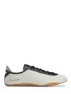 Y-3 Low-profile Sneakers With Contrasting Leather Accents In Gray