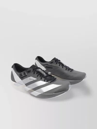 Y-3 Low Top Adios Sneakers In Cinder/blk/allum