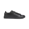 Y-3 Low-top Sneakers With Perforated Detailing And Rubber Sole In Black