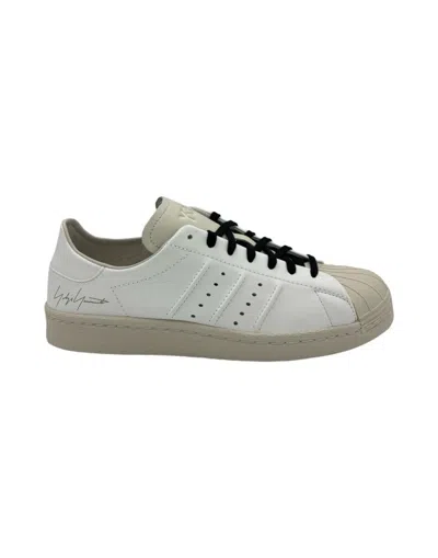 Y-3 Low-top Sneakers With Smooth Leather Upper In White