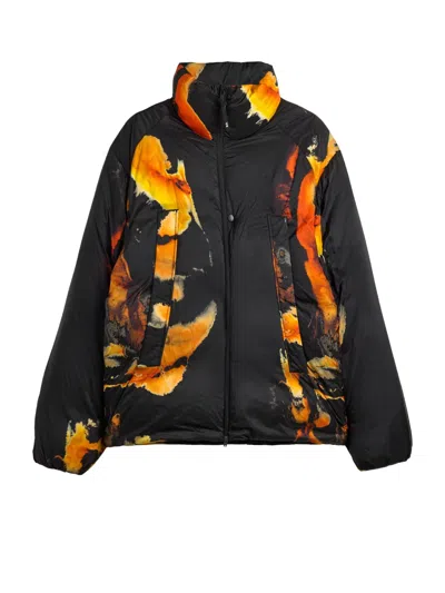 Y-3 M Aop Puff Jkt Down Jacket In Recycled Nylon In Black
