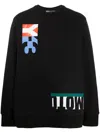 Y-3 M-cut Graphic Sweatshirt In Black