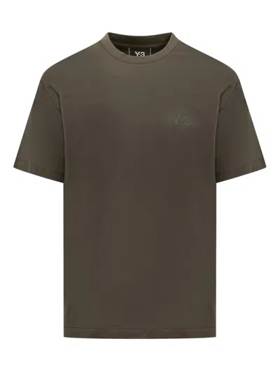 Y-3 M Reg Ss T-shirt In Gray