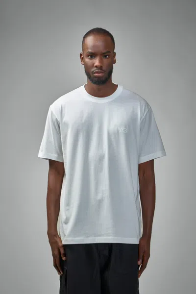 Y-3 M Reg Ss Tee In White
