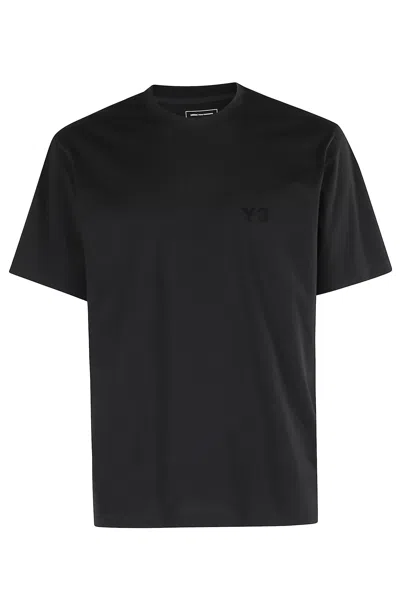 Y-3 M Reg Ss Tee In Black