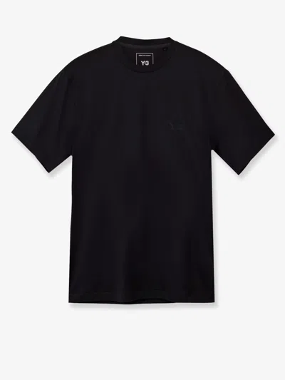 Y-3 M Reg Ss Tee Cotton T-shirt In Black