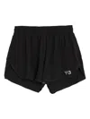 Y-3 M Run Shorts In Black