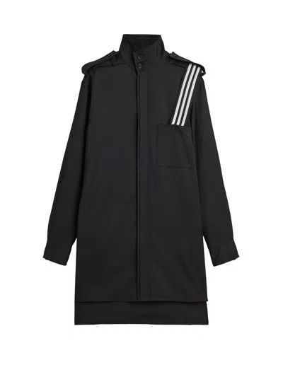 Y-3 M Rw Overshirt Polyester And Wool Jacket In Black