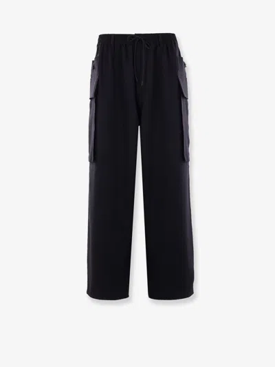 Y-3 M Sp Un Crg Pnt Recycled Polyester Trousers In Black