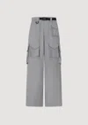 Y-3 M Twill Cargo Pant In Gray