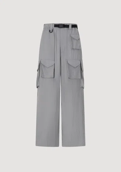 Y-3 M Twill Cargo Pant In Gray