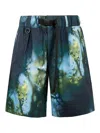 Y-3 Man Aop Rpstp Shorts In Multicolour