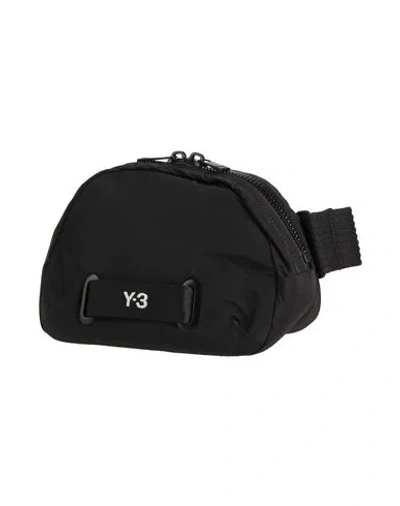 Y-3 Man Belt Bag Black Size - Recycled Polyamide, Polyurethane In Neutral