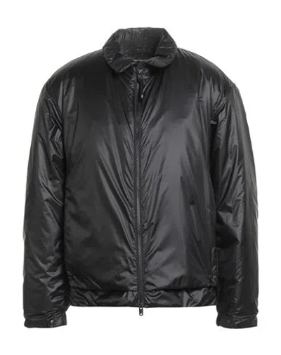 Y-3 Man Jacket Black Size L Recycled Polyamide, Polypropylene