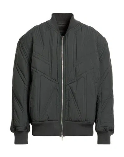 Y-3 Man Jacket Dark Green Size M Polyamide