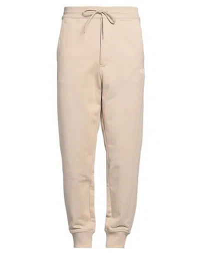 Y-3 Adidas By Yohji Yamamoto Man Pants Beige Size L Cotton, Recycled Polyester