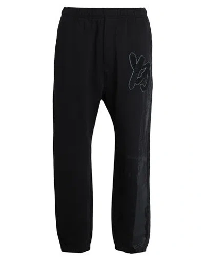 Y-3 Man Pants Black Size Xxl Cotton