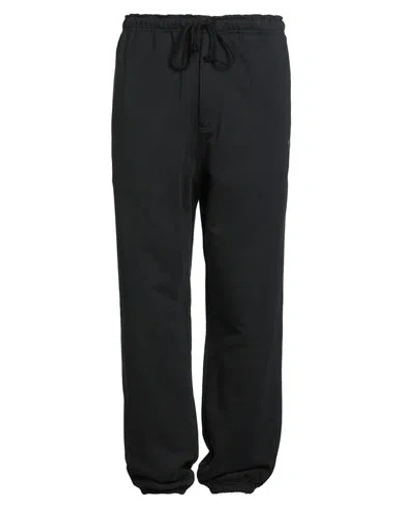 Y-3 Man Pants Black Size L Cotton, Recycled Polyester