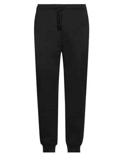 Y-3 Man Pants Black Size M Cotton, Recycled Polyester