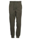 Y-3 Man Pants Military Green Size S Cotton, Recycled Polyester, Elastane In Green