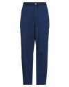 Y-3 Man Pants Navy Size M Organic Cotton, Polyamide, Elastane In Blue