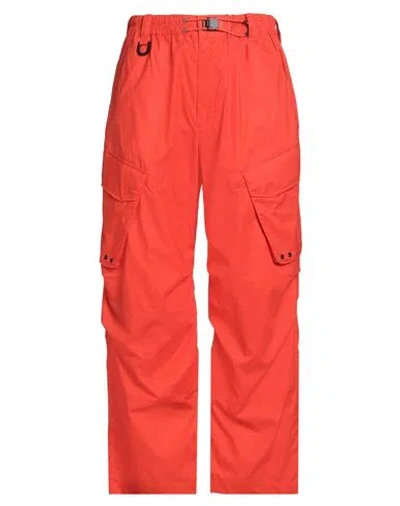Y-3 Man Pants Red Size L Cotton