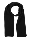 Y-3 Man Scarf Black Size - Wool, Polyamide In Black