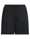 Y-3 Man Shorts & Bermuda Shorts Black Size L Cotton, Recycled Polyester