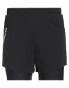 Y-3 Logo-print Ripstop Running Shorts In Black