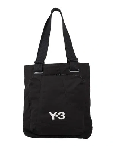 Y-3 Man Shoulder Bag Black Size - Polyester