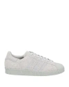 Shop Y-3 Man Sneakers Grey Size 7 Leather