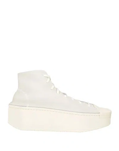 Y-3 Man Sneakers Light Grey Size 8.5 Leather