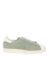 Y-3 Man Sneakers Sage Green Size 8.5 Leather In Sage Green