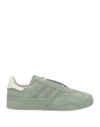 Y-3 Man Sneakers Sage Green Size 8.5 Leather In Sage Green